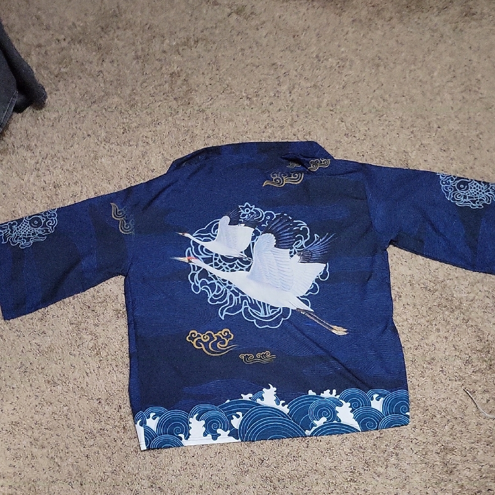 Japanese Crane Haori